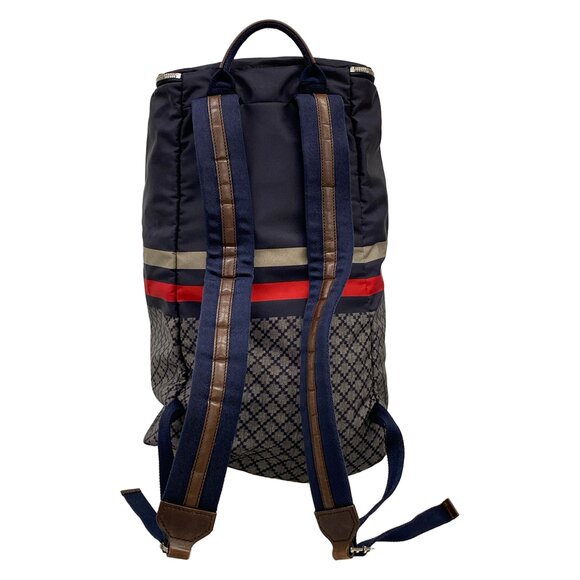 Gucci Diamante Backpack 268111 Navy Red Gray main image 10